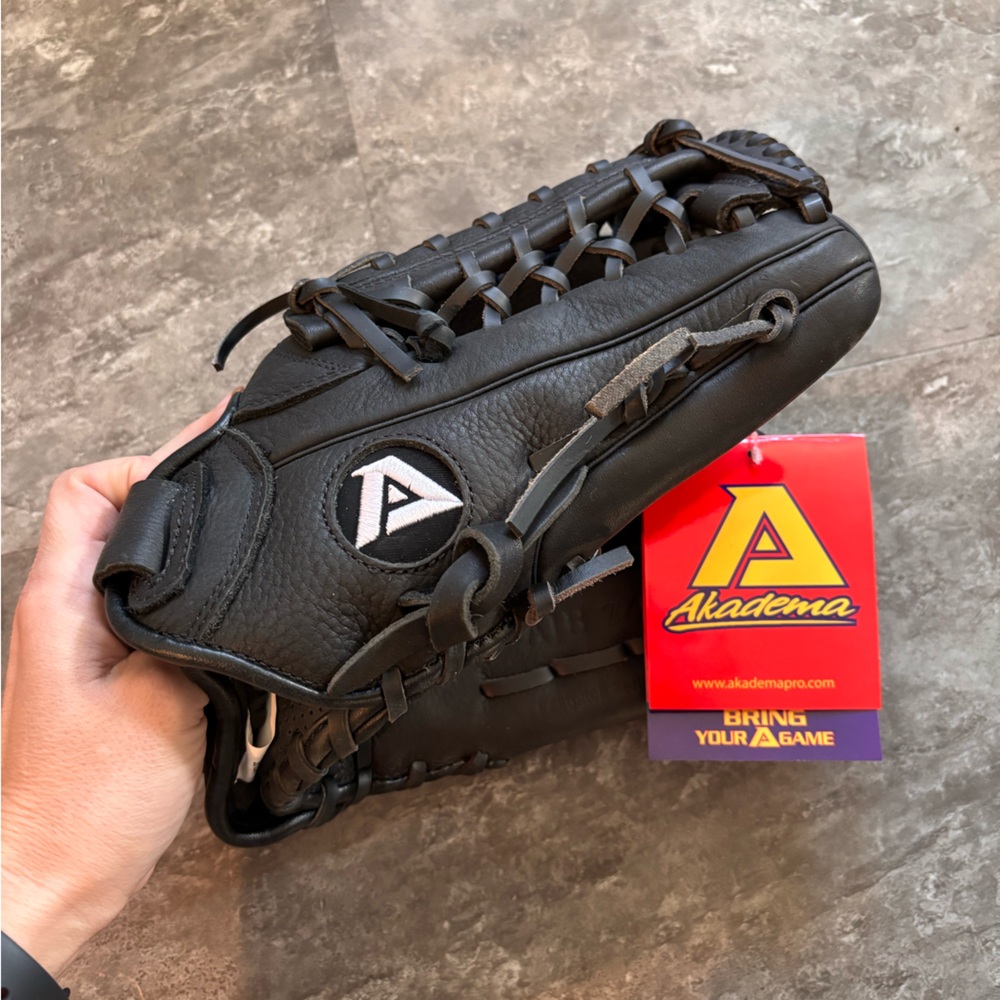 Akadema Black Softball Glove